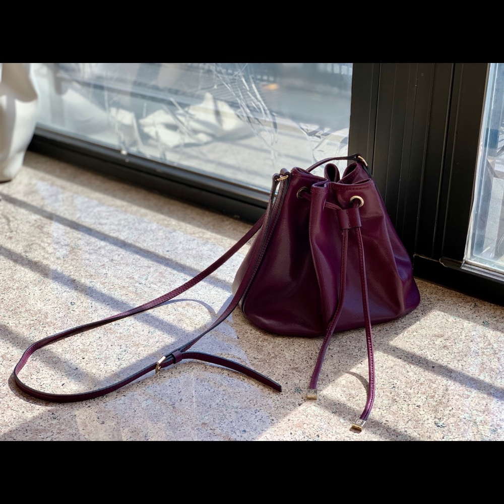 Coccinelle Purple/plum bucket bag